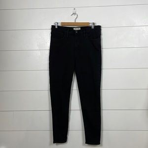 Madewell Roadtripper Skinny jeans washed black 30 High rise
